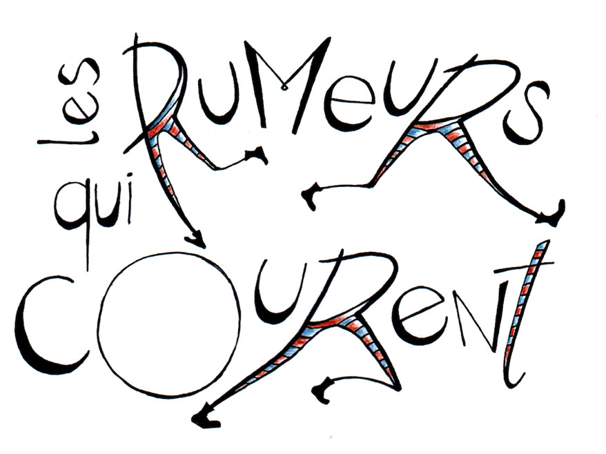 logo les rumeurs qui courent - festival seme ton cirque
